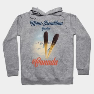 Mont-Tremblant Québec Ski poster Hoodie